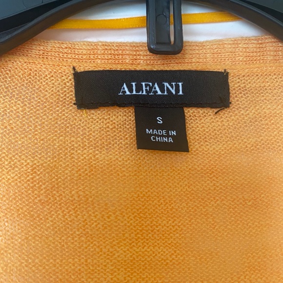 Alfani Womens Linen Drapey Cardigan Sweater - Picture 7 of 7